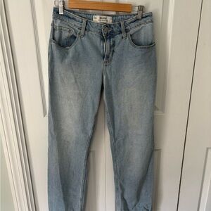 Hollister Light Blue Low-Rise Jeans